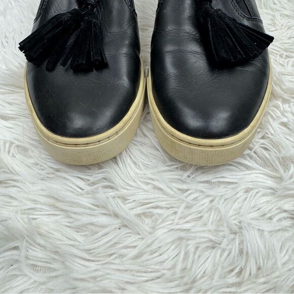Frye Gemma Tassel Slip On Leather Shoes 9.5M - Picture 3 of 11